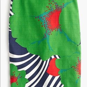 J.Crew Pencil skirt in Ratti® striped floral
